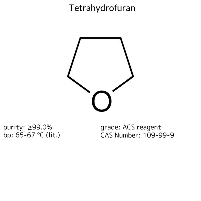 TETRAHYDROFURAN, ACS REAGENT, >=99.0%, &