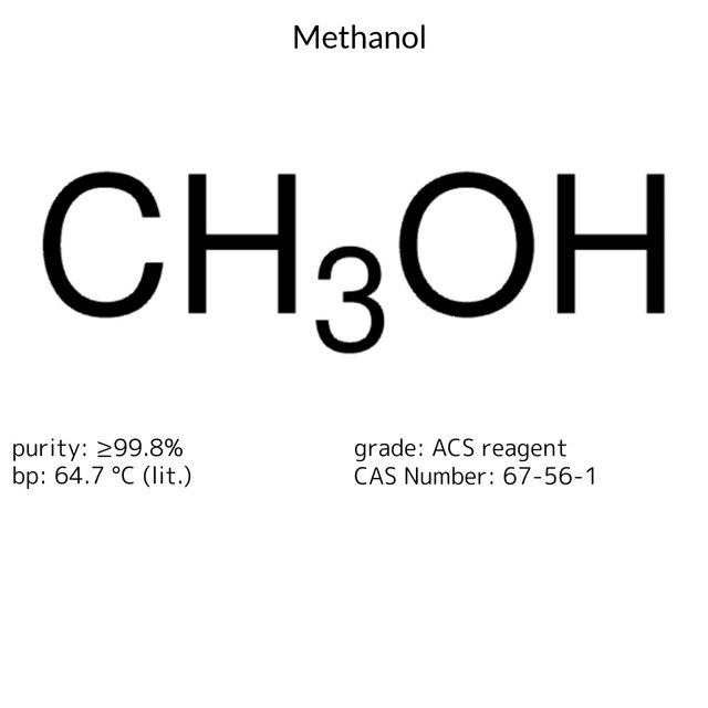METHANOL, ACS REAGENT, 99.8+%