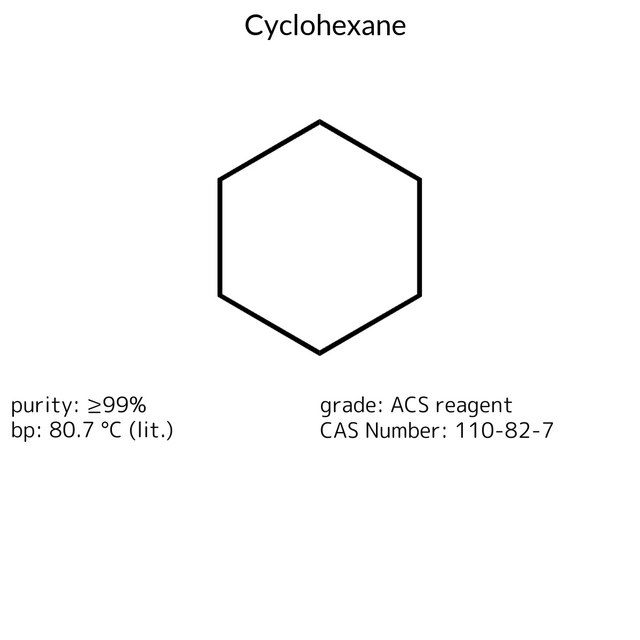 CYCLOHEXANE, A.C.S. REAGENT, >=99%