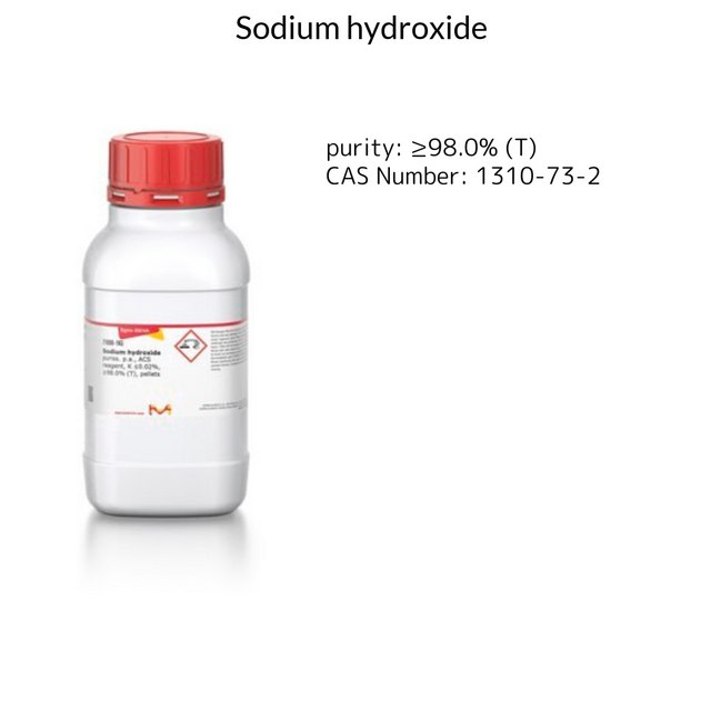SODIUM HYDROXIDE, (K <0.02%), ACS,