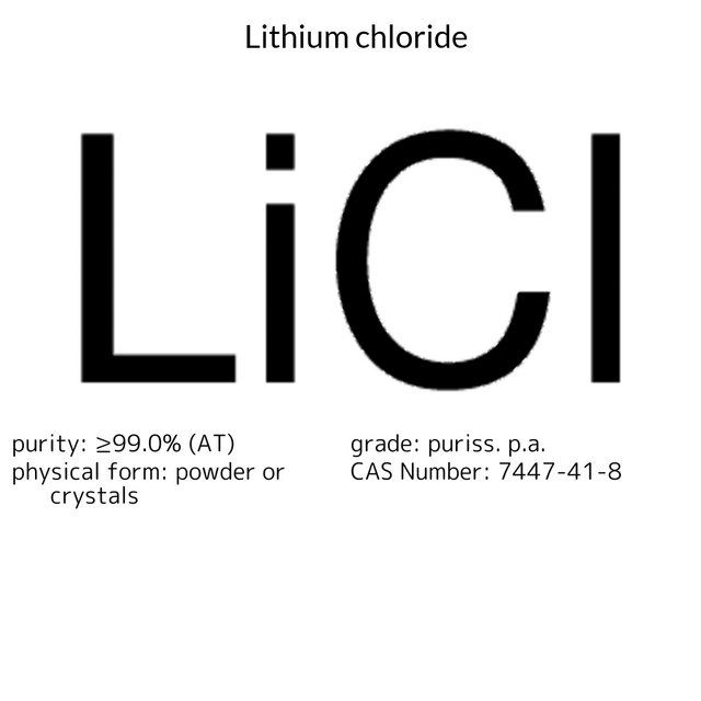 LITHIUM CHLORIDE ANHYDROUS, LOW IN