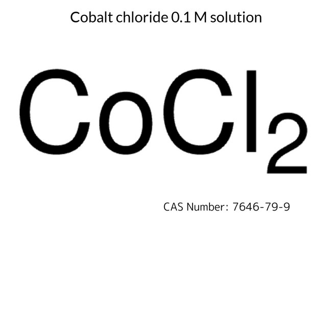 Cobalt chloride 0.1 M solution