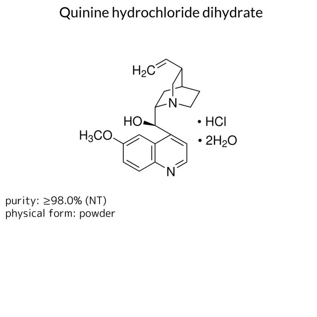 Quinine hydrochloride dihydrate