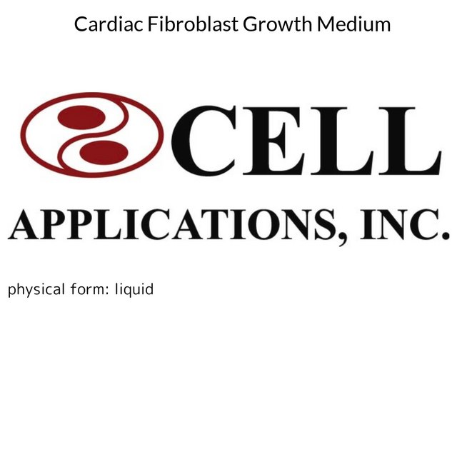 Cardiac Fibroblast Growth Medium