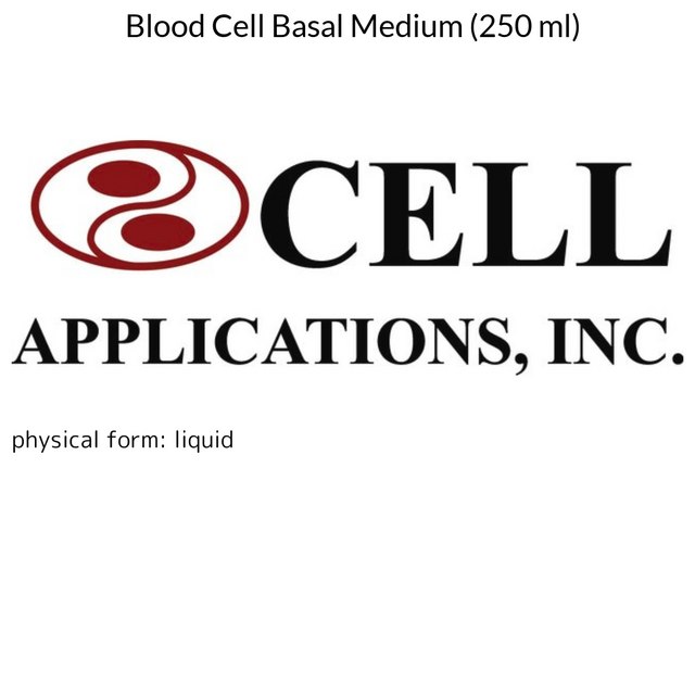 Blood Cell Basal Medium (250