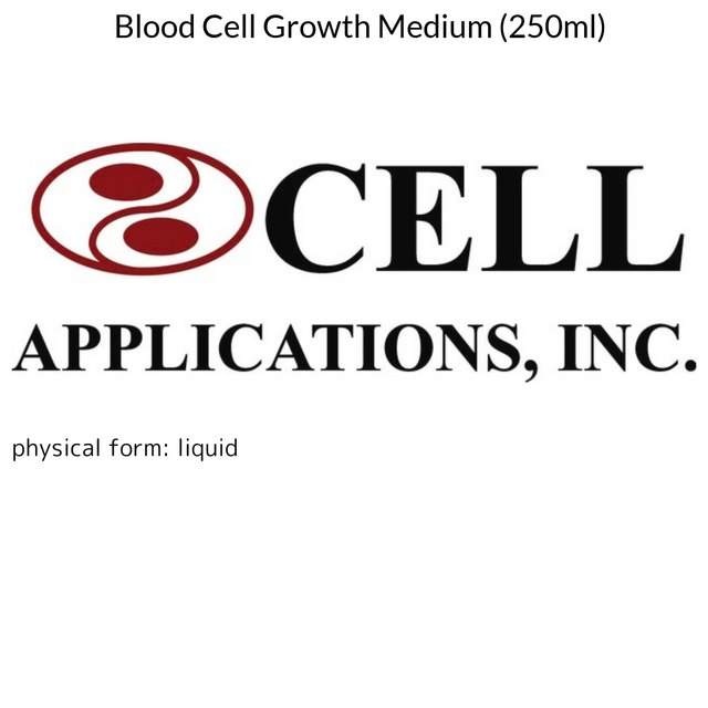 Blood Cell Growth Medium (250ml)
