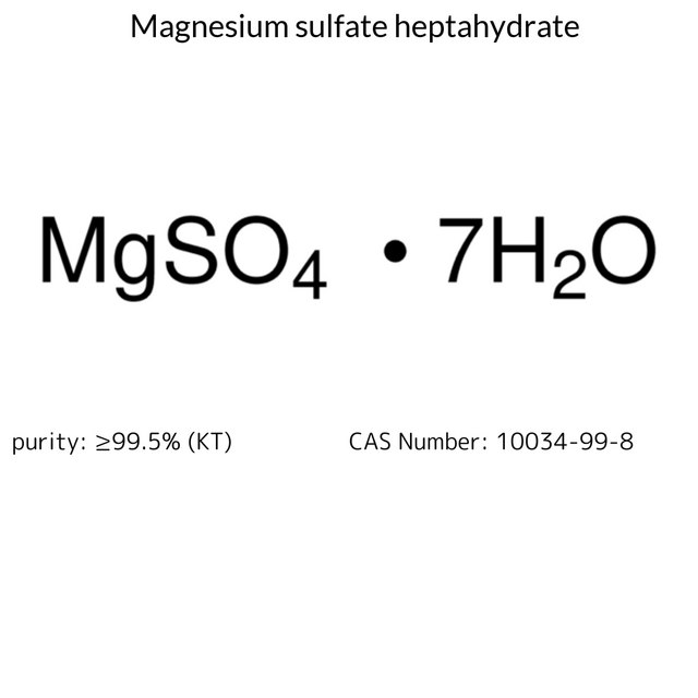 Magnesium sulfate heptahydrate