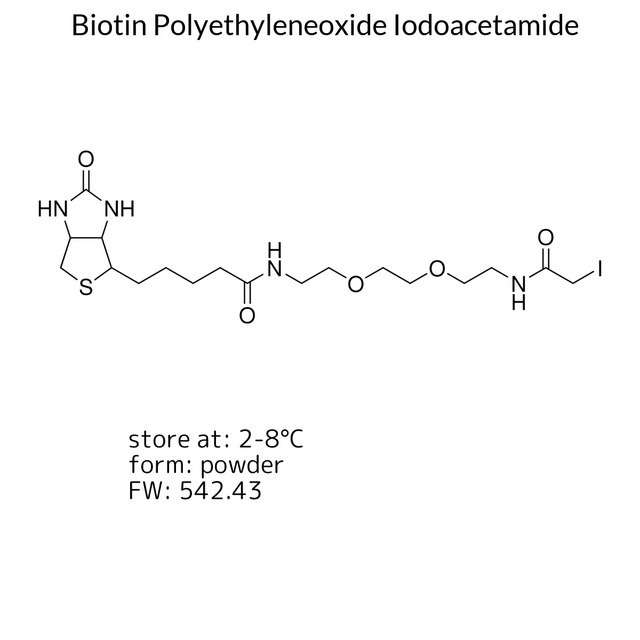 Biotin Polyethyleneoxide Iodoacetamide