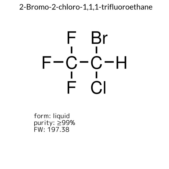 2-Bromo-2-chloro-1,1,1-trifluoroethane