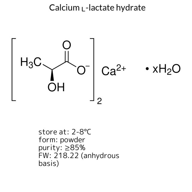 Calcium ?-lactate hydrate
