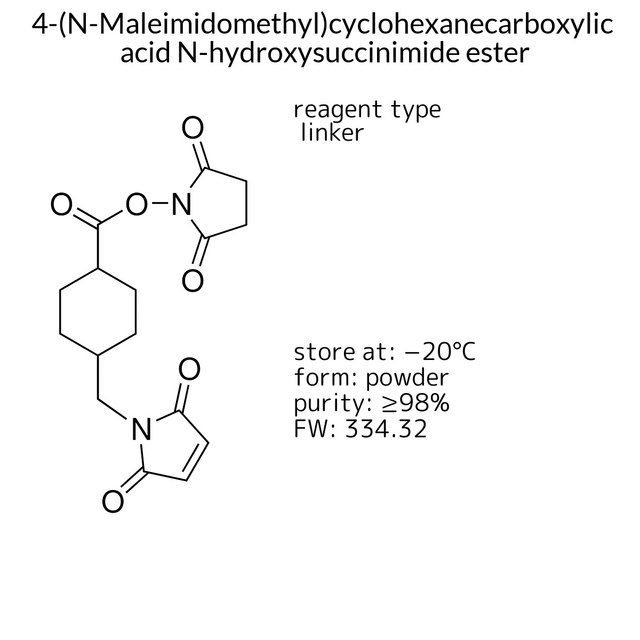 4-(N-Maleimidomethyl)cyclohexanecarboxylic acid N-hydroxysuccinimide ester